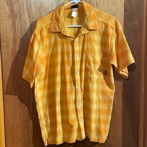 Patagonia A/C button-up short sleeve, size M